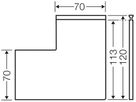 Phasentrenner Hensel für Lasttrennschalter 3P 400…630A