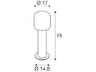 LED-Pollerleuchte SLV OVALISK 75 FL 9W 600lm 3000/4000K IP65