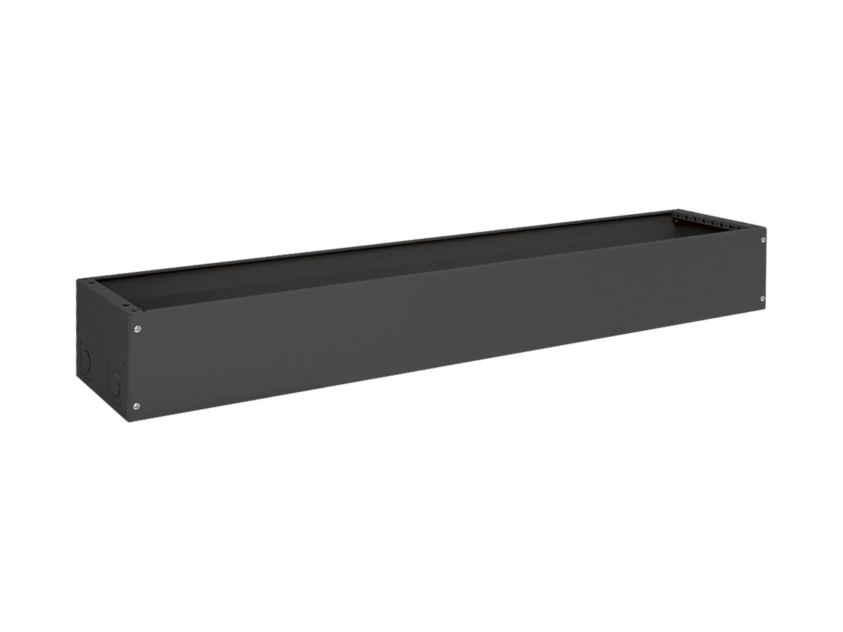 Sockel Hager univers 200×1550×275mm für Schrank FR schwarz RAL 9005