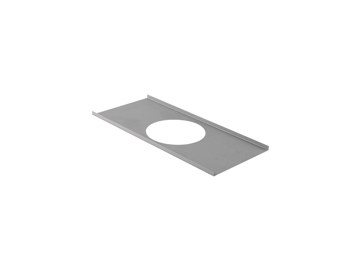 Montageplatte SG Rax 150 Stahl Ø150×585×260mm grau