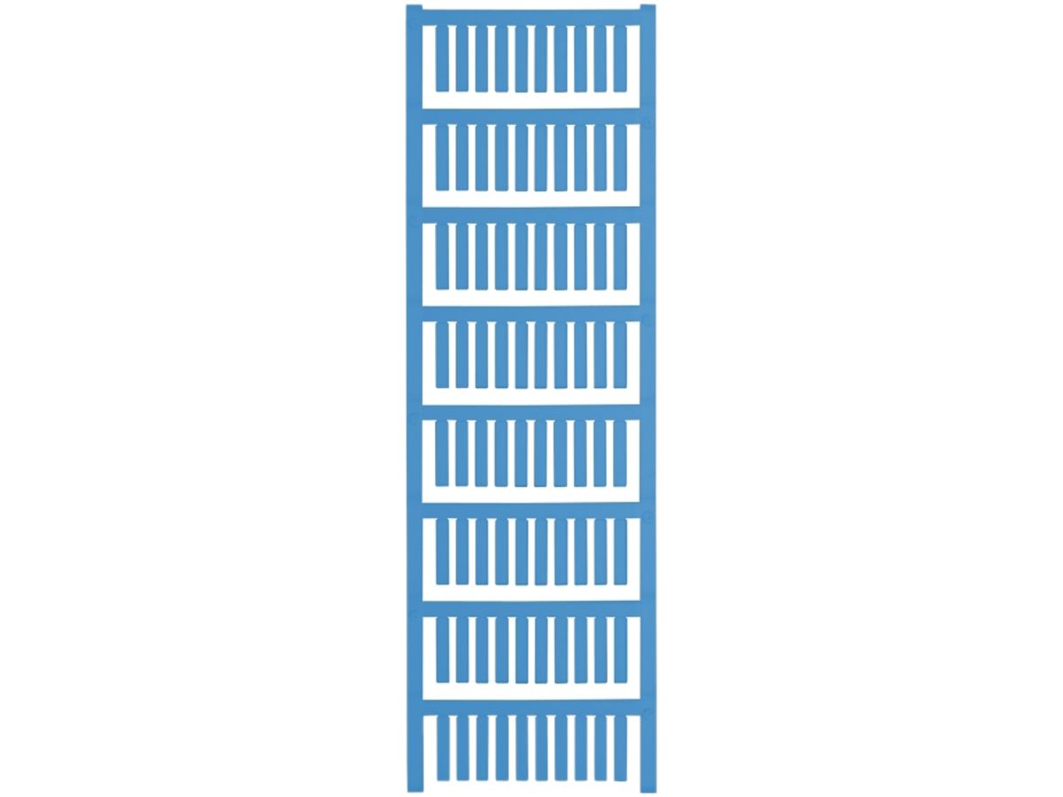 Einsteckschild Weidmüller TM MultiCard 20×4mm PA66 blau