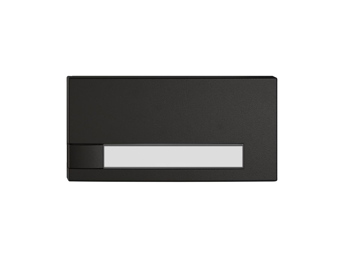 Taste 1/2 EDIZIO.liv KNX&UNI m.SNAPFIX® o.LED m.Papiereinlage 1-Tastenb.sz