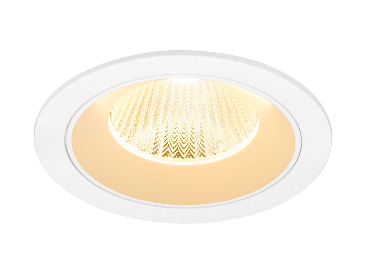 EB-LED-Deckenleuchte SLV NUMINOS L 17W 2500lm 3000K MB DALI DIM Ø130×85mm ws