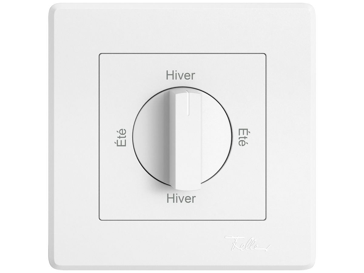 UP-Montageset EDIZIO.liv SNAPFIX® f.Drehschalter m.Griff Été-Hiver-Été-Hiver ws