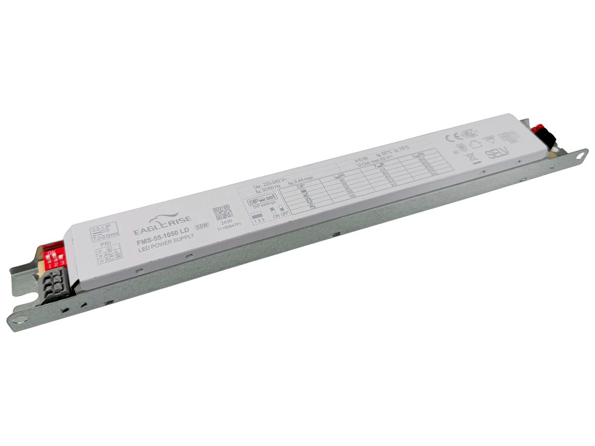 LED-Betriebsgerät Eaglerise FMS-55-1050 LD 54.6W 36…52V 800…1050mA
