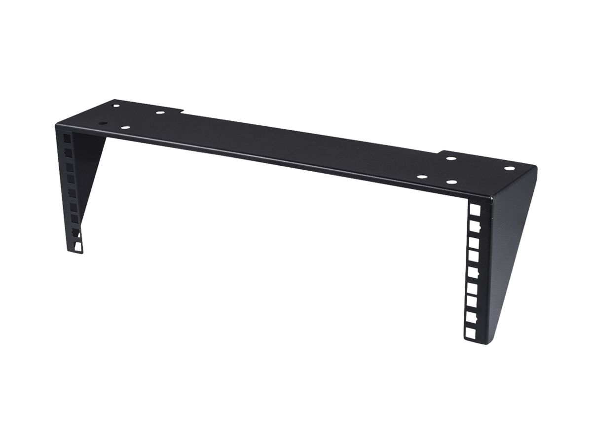 Halterung 19" VALUE 3HE 500×100mm max. 25kg Stahl schwarz