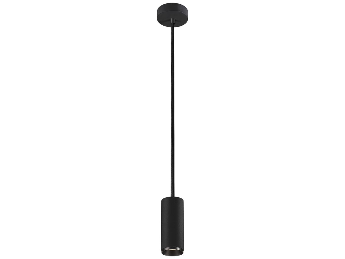 LED-Pendelleuchte SLV NUMINOS S DALI 11W 1100lm 4000K 24° Ø65×162mm schwarz