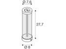 LED-Tischleuchte SLV QUIMERA 4.3W 110lm 927/930 Schalter Ø80×277mm Bronze