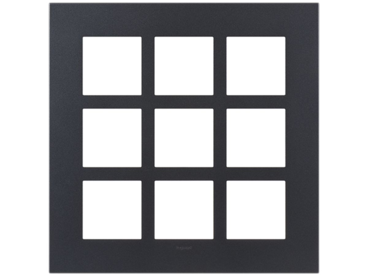 UP-Kopfzeile Legrand Arteor 3×3, graphite