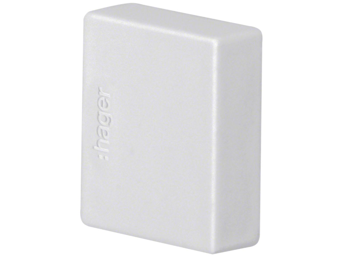 Endstück Hager tehalit.LF/LFH 20×20mm grau IP30