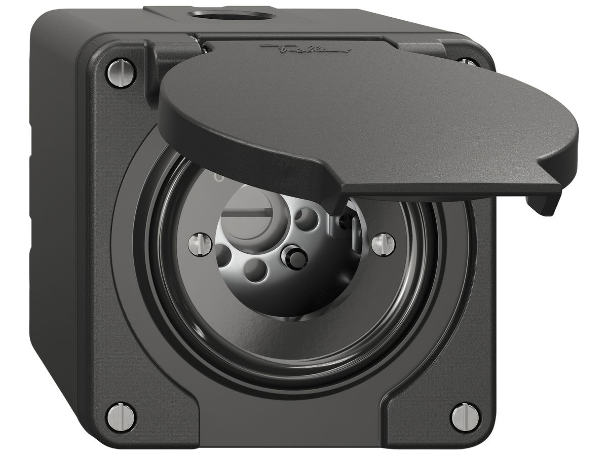 AP-Schlüsselschwenktaster NEVO SNAPFIX® 1P 1NC 1NO 16A 400V 0-> <-1 sz