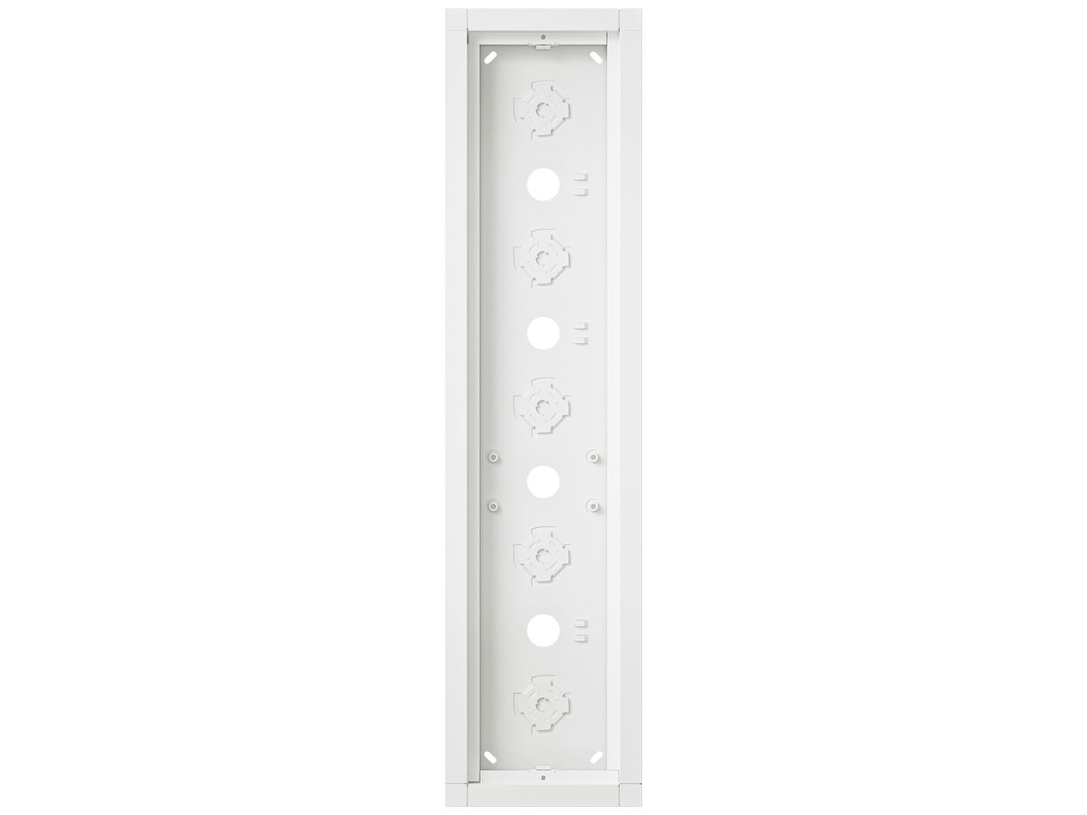AP-Gehäuse Siedle 5× 132×532×36.5mm weiss