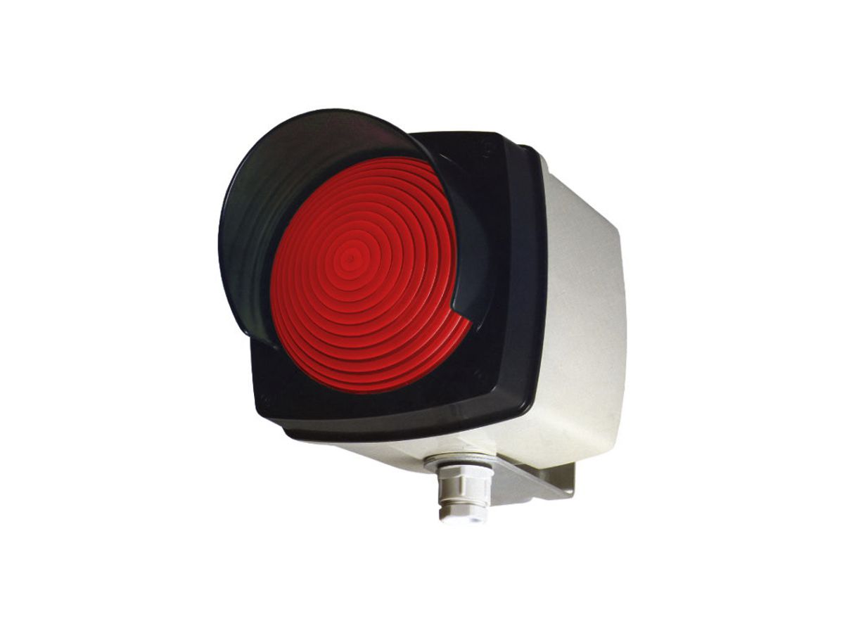 Signalleuchte Wunderli SIWA, 24VUC, LED, Linse rot, IP65