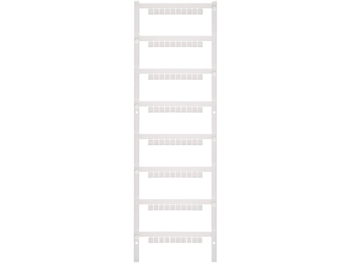 Klemmenmarkierer Weidmüller MultiFit 5×5mm Woertz PA66 weiss