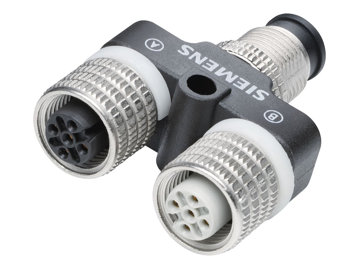 Y-Anschlussstück Siemens SIMATIC DP für Peripherie ET200 M12 5-polig