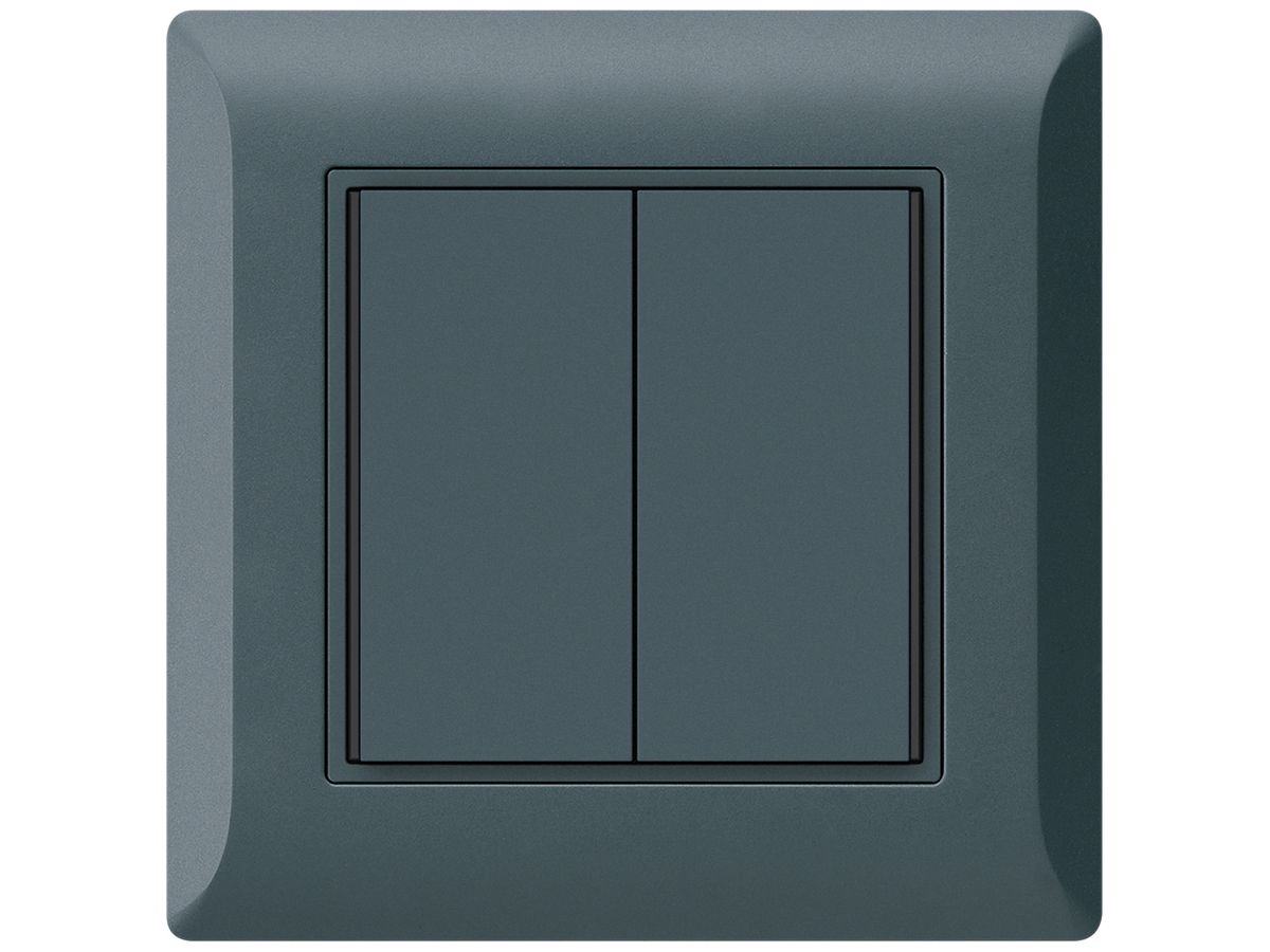 UP-Taster KNX KLI 2×Tasten 4×Betätigungspunkte LED anthrazit