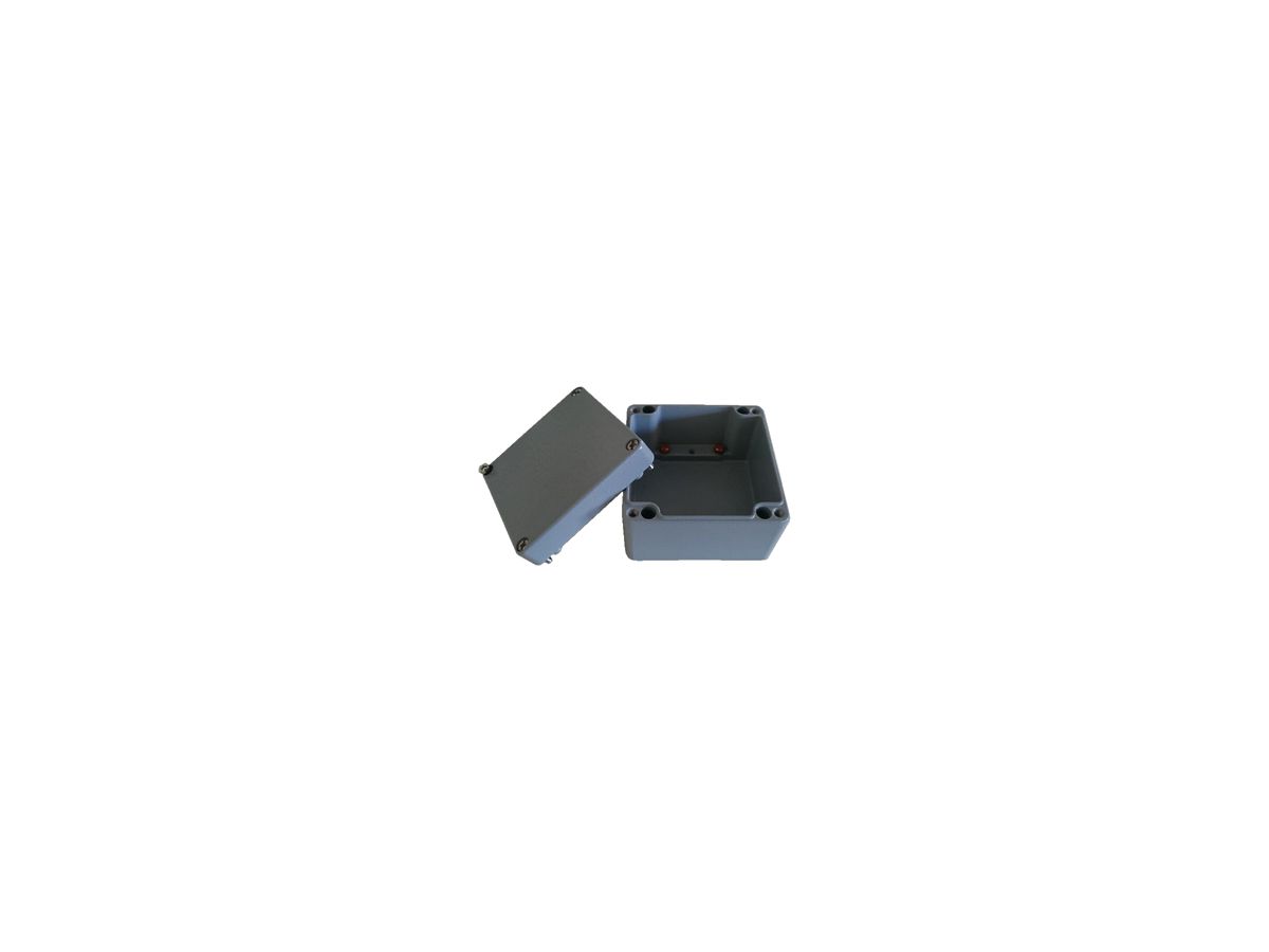Aluminiumgehäuse SWIB ENSTO AG 100×100×81mm IP66 grau