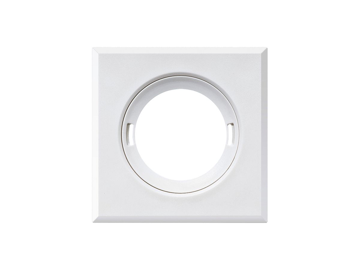Abdeckung ESYLUX für Melder FLAT Kunststoff matt quadratisch weiss