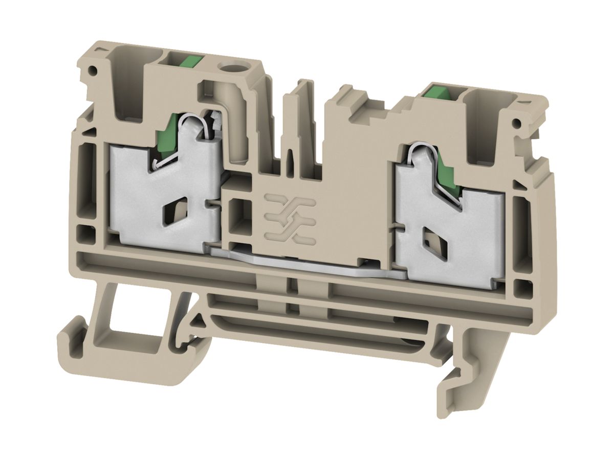 Durchgangs-Reihenklemme 0.75…4mm² 32A 1000V TH35/G32 beige