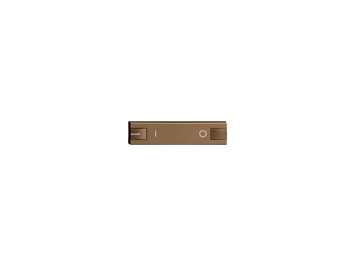 Knopf EDIZIOdue zu Dimmer coffee