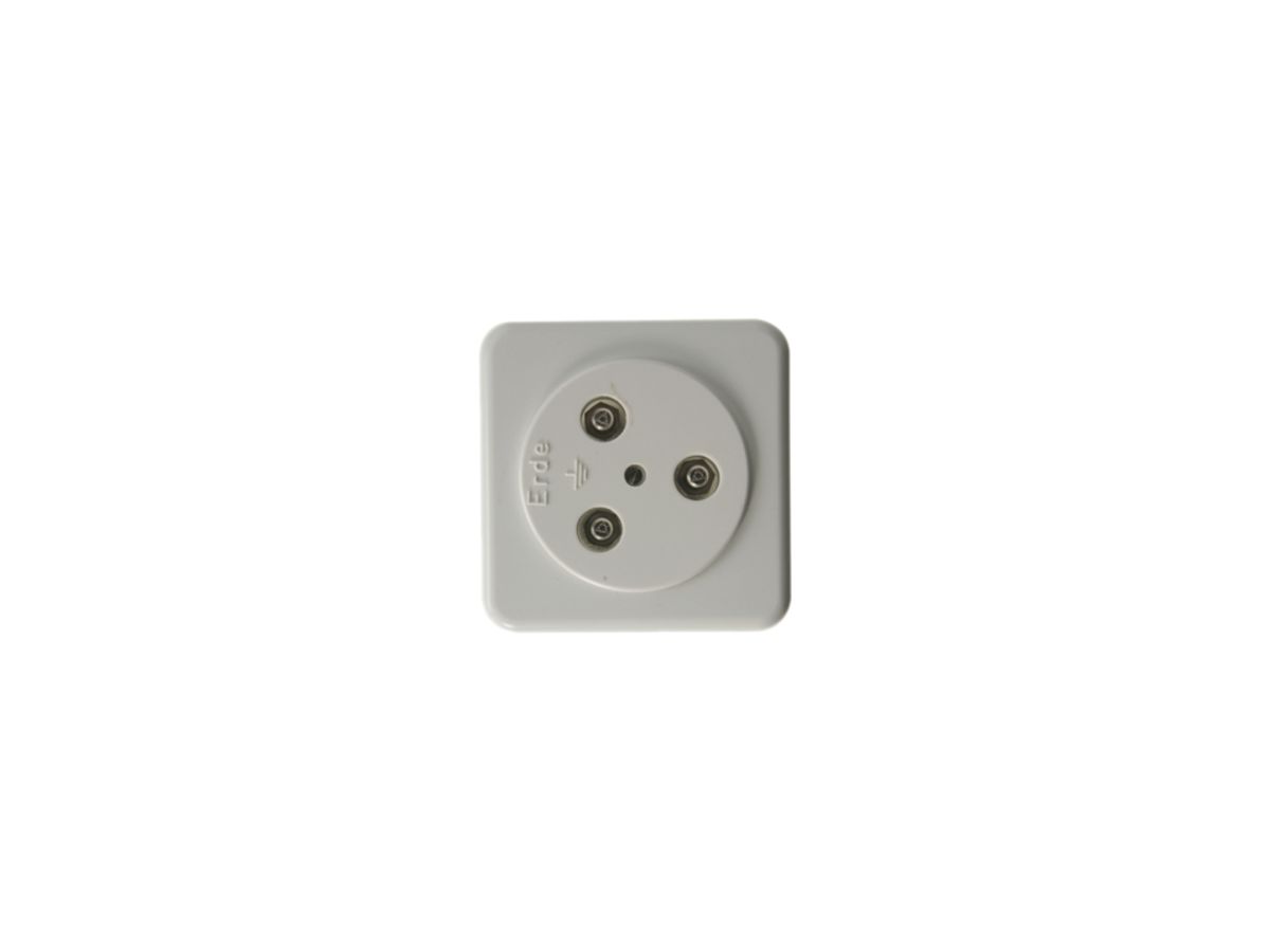 UP-Erdsteckdose 3 Stecker für Potentialausgleich