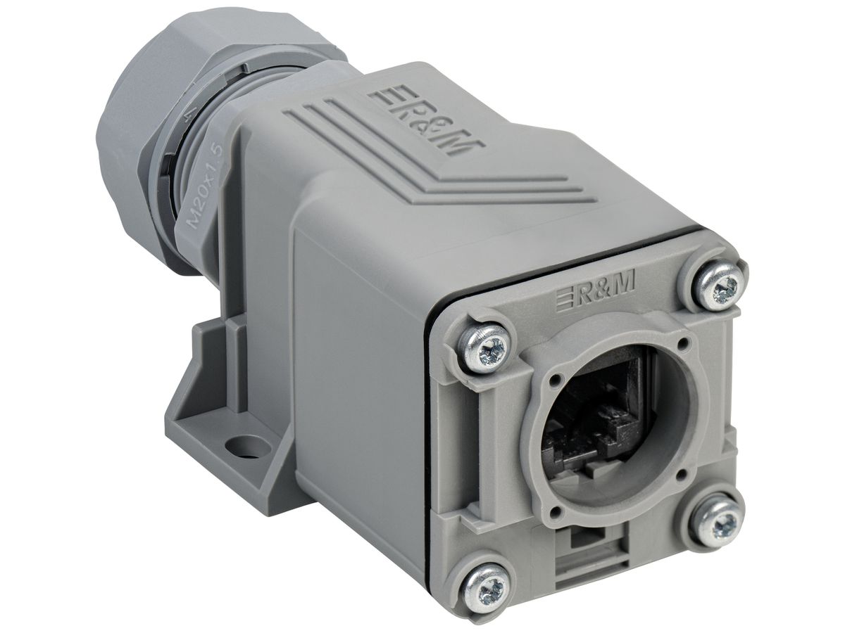 Anschlussdose R&M R&Mfreenet RJ45 90×35×45mm grau