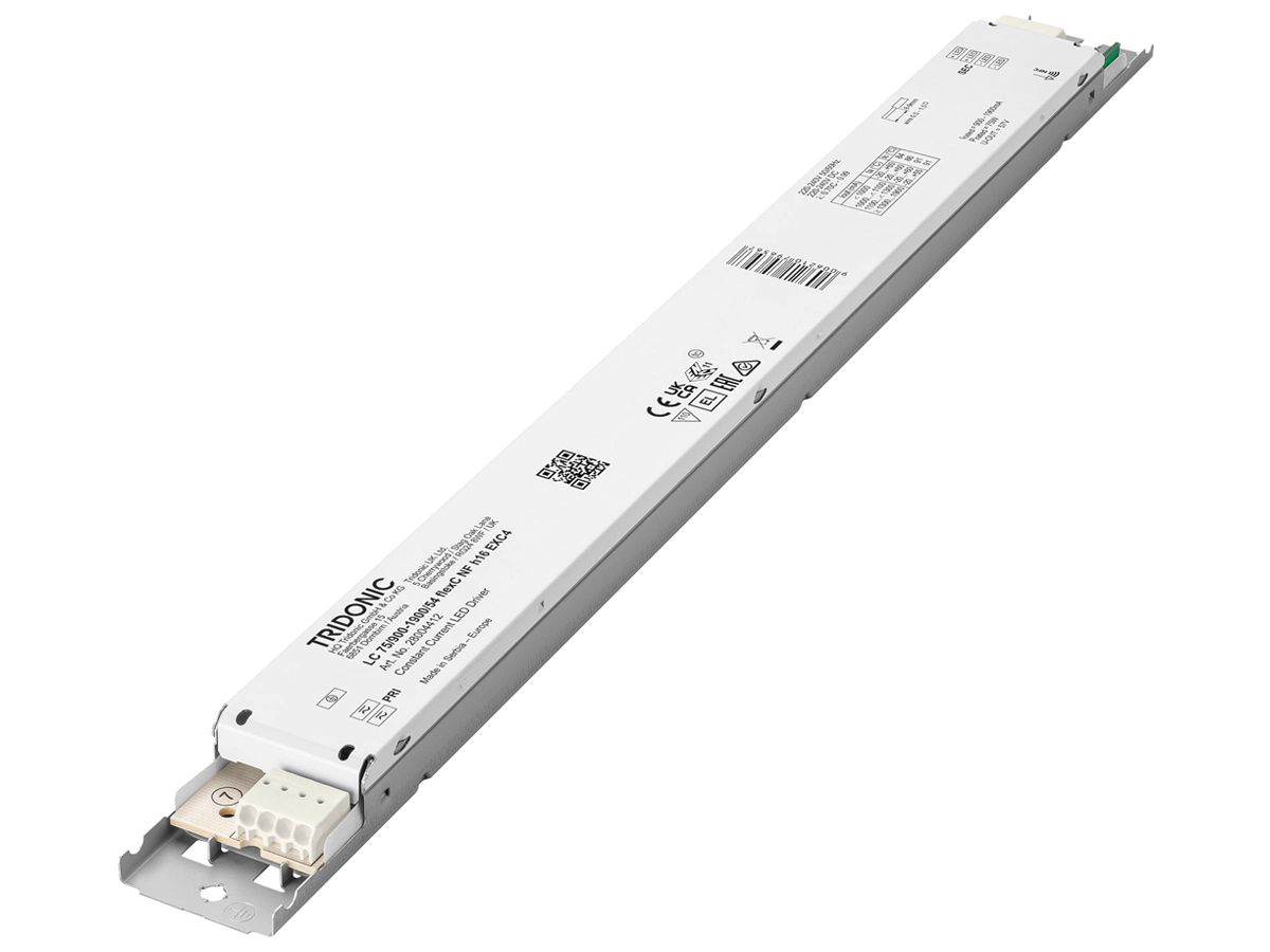 LED-Betriebsgerät Tridonic 48.6…75.1W 15…54V 900…1900mA ON/OFF