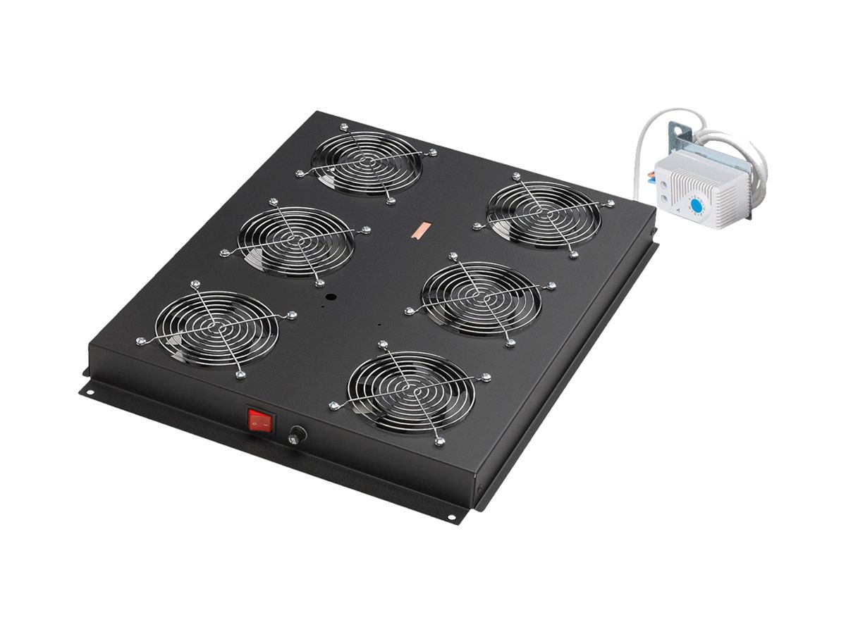 Lüfter ROLINE 420×50×530mm 230V Dachlüfter schwarz 648m³/h