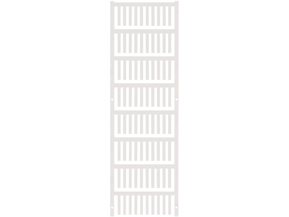 Leitermarkierer Weidmüller MultiCard SF für Ø2.2…2.9mm 21×3.6mm PA66 weiss