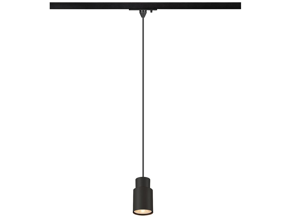Pendelleuchte SLV PURI 2.0 Tube AD1PH GU10 1×6W DIM Ø55mm schwarz