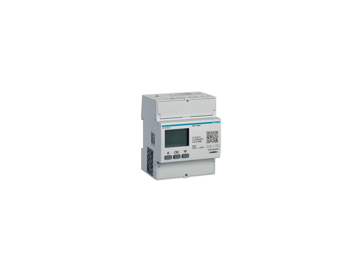 REG-Energiezähler 3LN direkt 80A Multitarif optisch Modbus 4TE D0