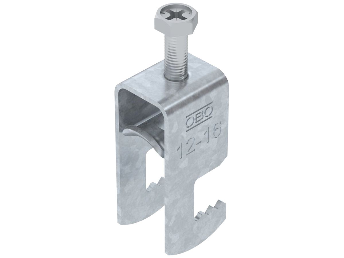 Schnellverleger BET 2056 F-Fuss Metall 12…16mm 1×Kabel Stahl tfZn