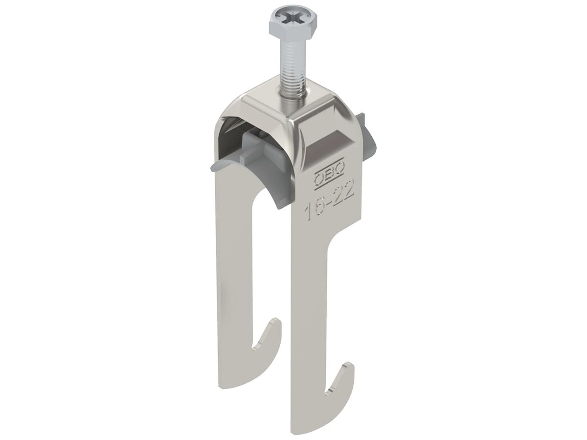 Schnellverleger BET 2056 W-Fuss Kunststoff 16…22mm 1×Kabel A2 1.4301