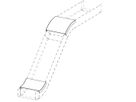 Deckel Etage EBO 200mm 45° 2-T