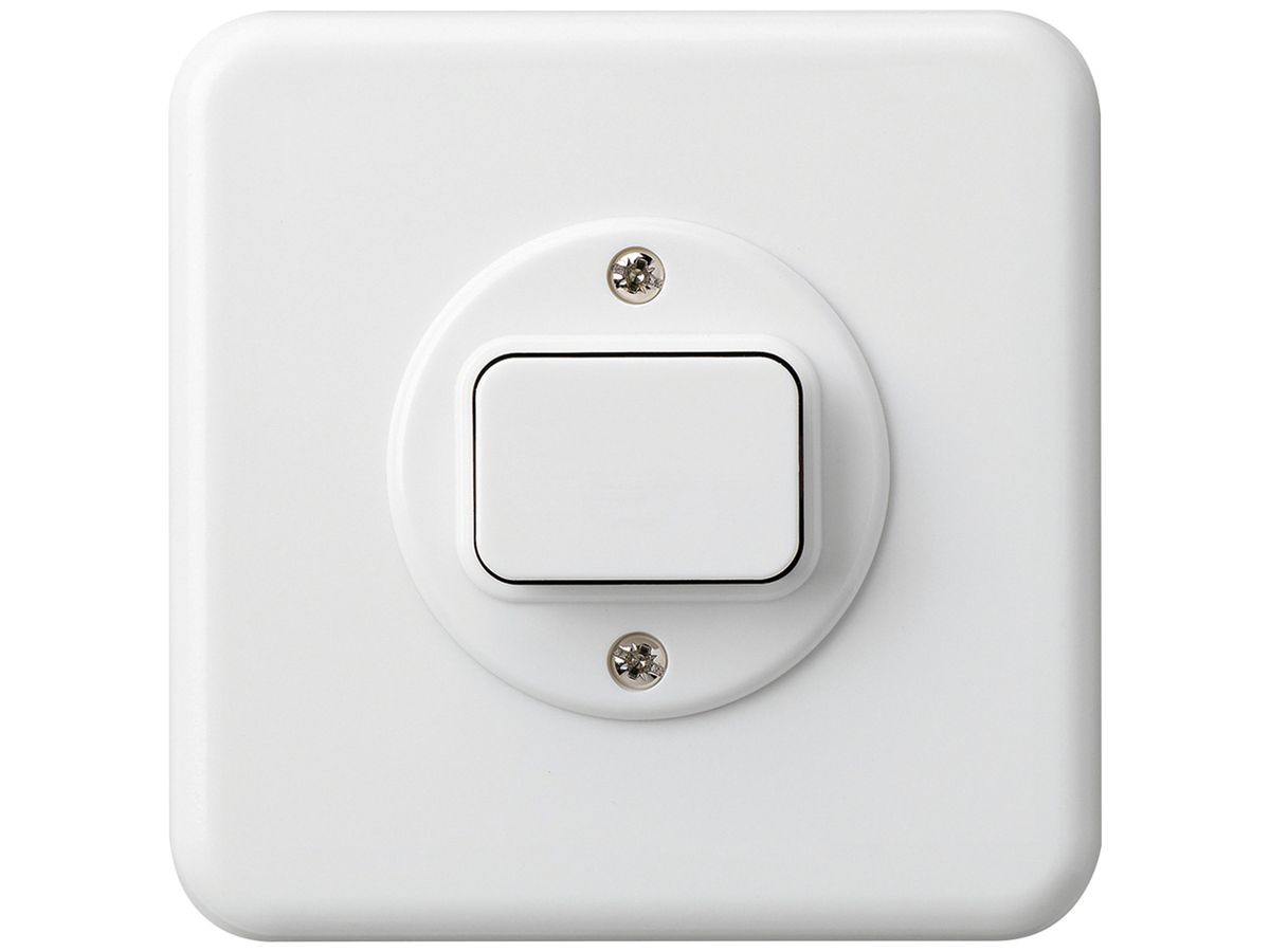 UP-Druckschalter basico 6/1L weiss
