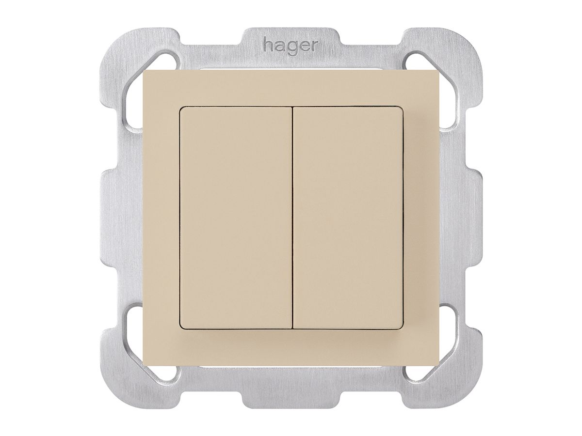 UP-Schalter kallysto 3/1P+AR/1 beige