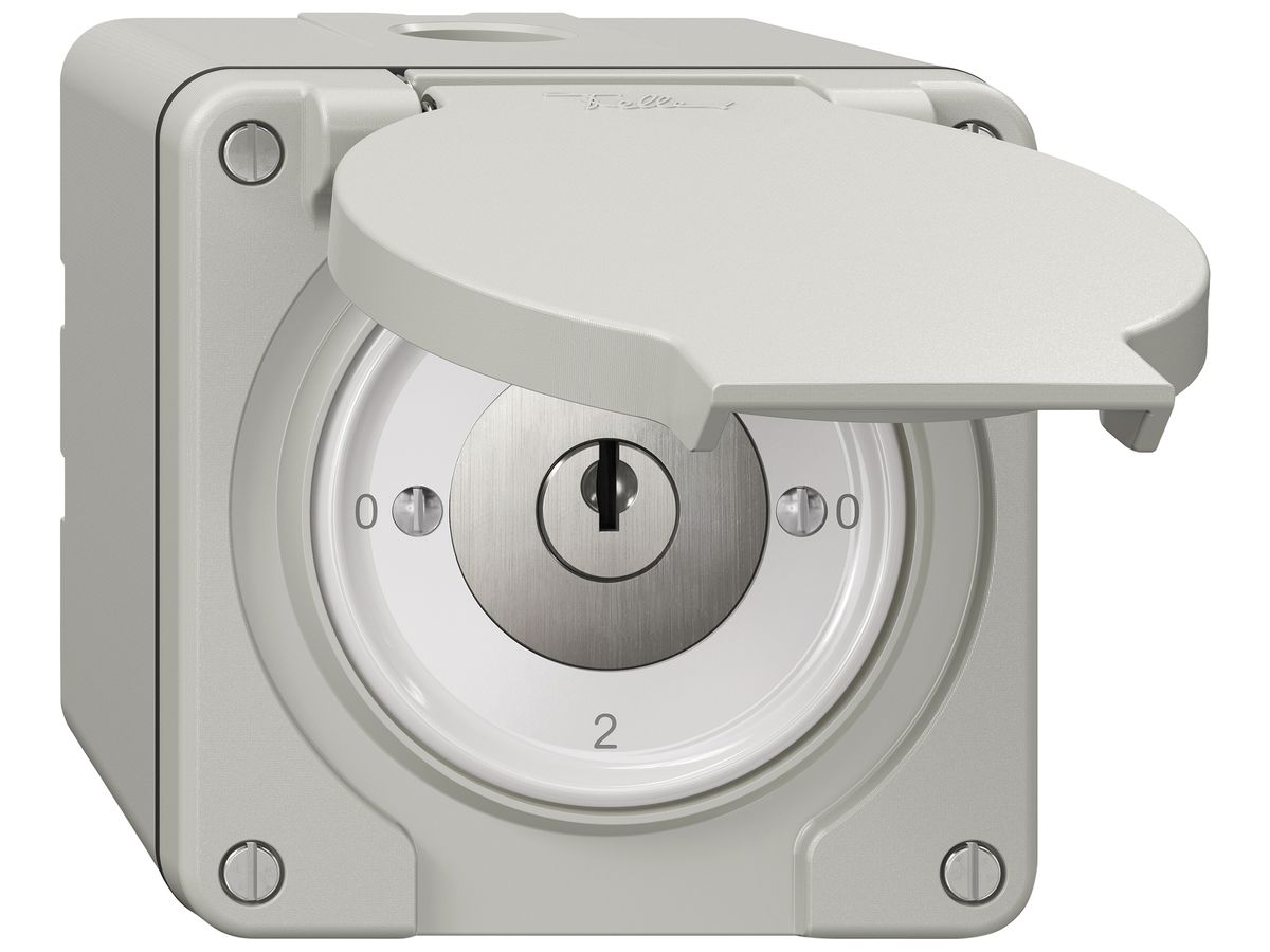 AP-Schlüsselschalter NEVO SNAPFIX® Umschalter 16A 400V 0-1-0-2 lgu