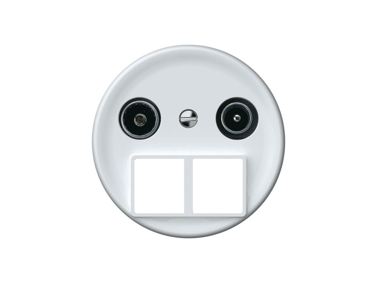 Multimediadose TV-R origin Durchgangsdose 19dB 1.7dB weiss