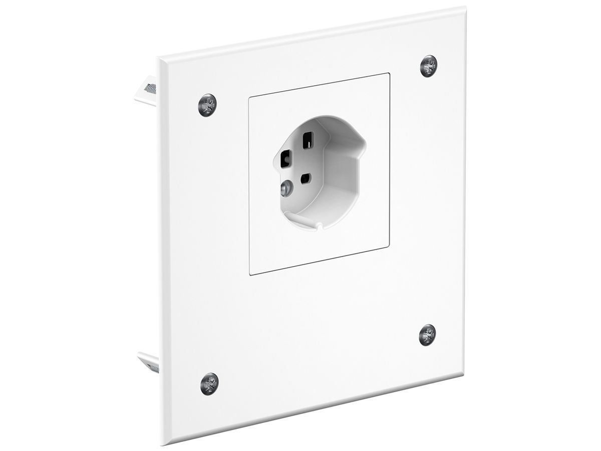 Schraubdeckel AGRO 130×130mm weiss mit 1×T25