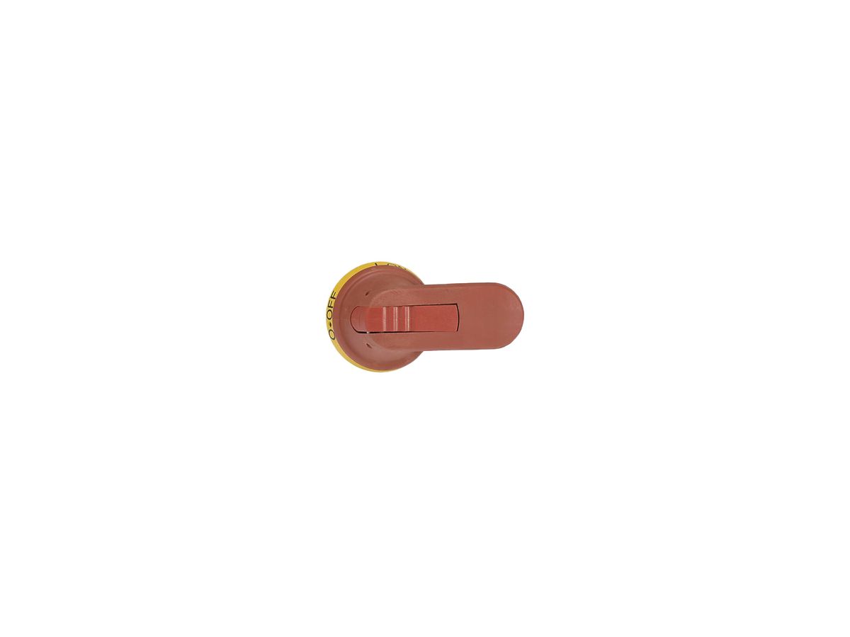 Pistolengriff ABB für OT160-250 rot/gelb IP65, Welle 80mm abschliessbar