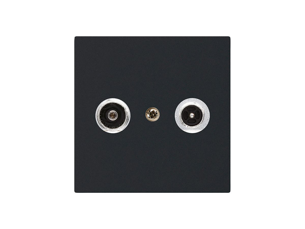 Antennendose kallysto R/TV Bauart A 23dB 2GHz schwarz
