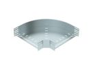 Bogen BET RB 90° 110×400mm Stahl bandverzinkt