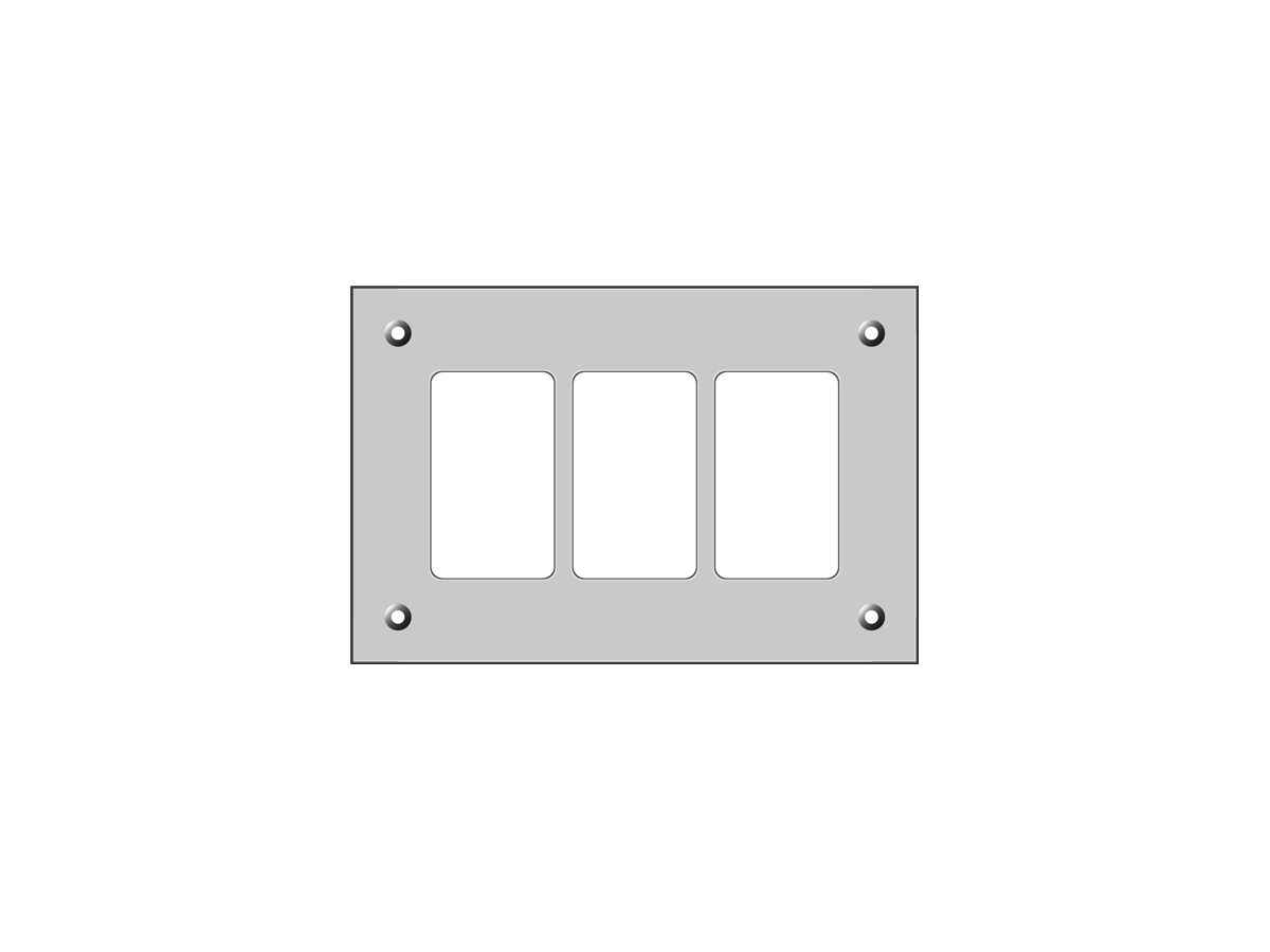 EB-Kopfzeile für Kombination 1×3 FLF weiss