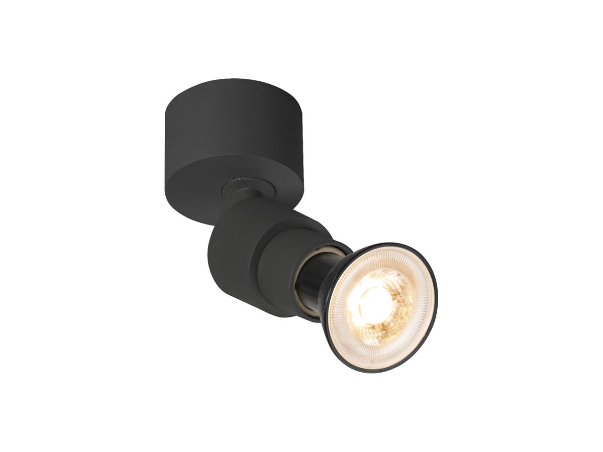 Spot SLV PURI 2.0 Basic CW GU10 1×6W DIM Ø55×79×90mm schwarz