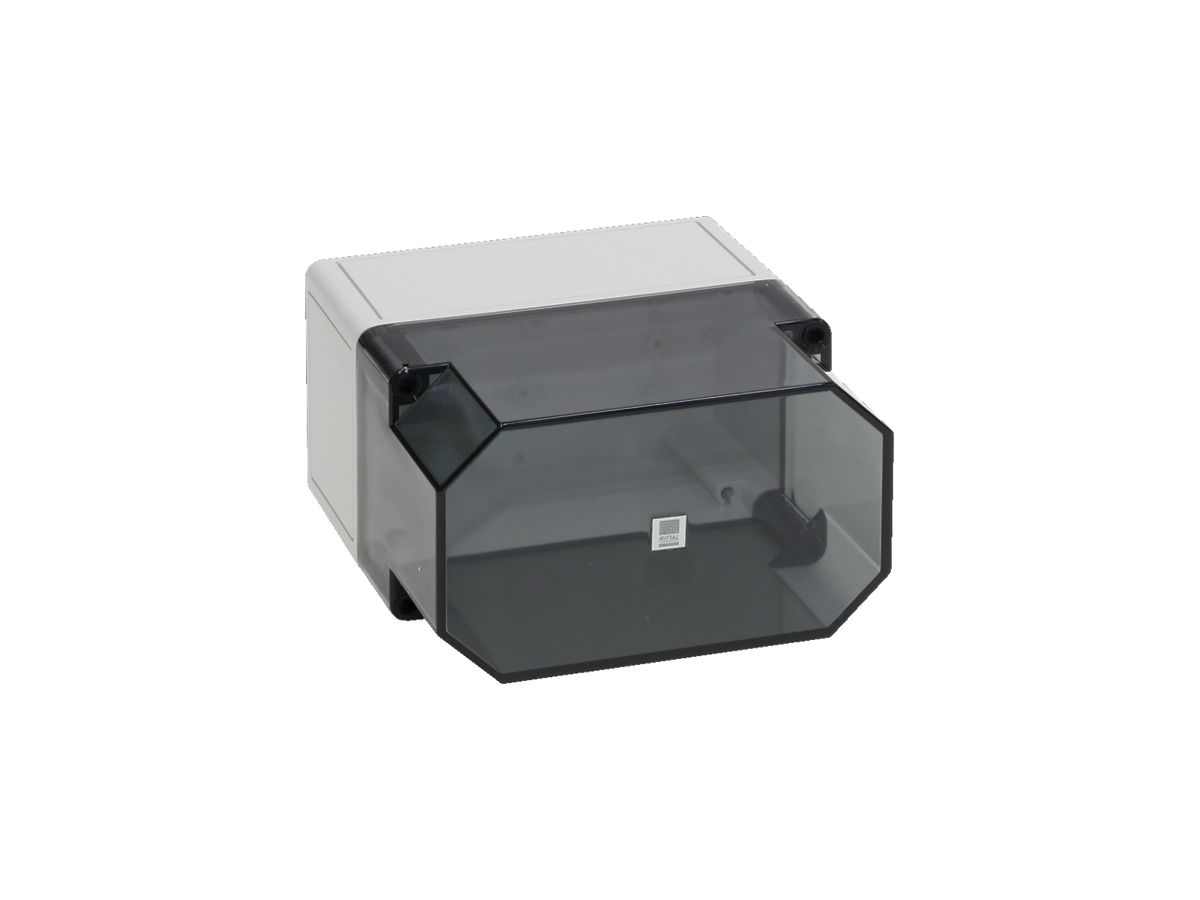 Apparategehäuse Rittal PK 180×110×165mm grau transparent