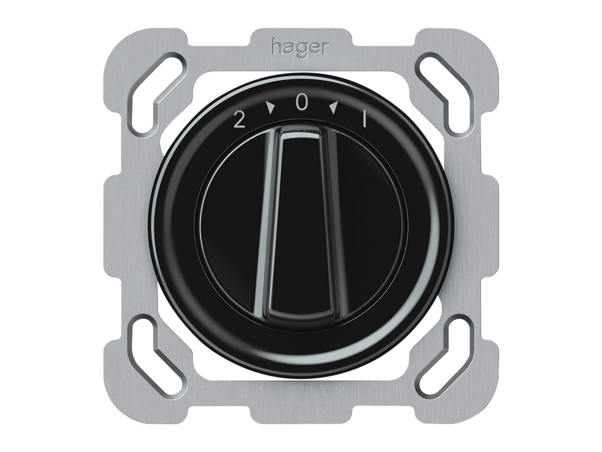 UP-Schwenktaster origin 1P 0<1 10A 230V 77×77mm schwarz