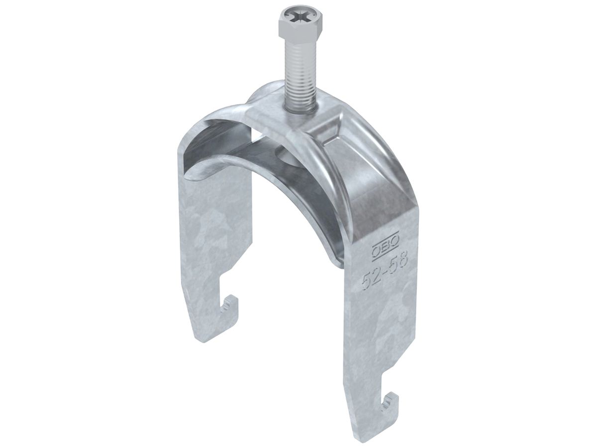 Schnellverleger BET 2056 U-Fuss Metall 52…58mm 1×Kabel Stahl tfZn