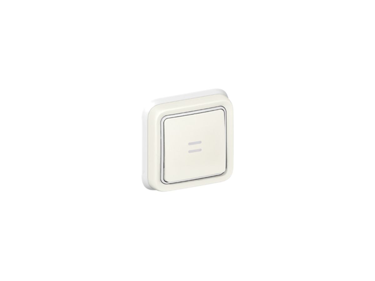 UP-Leuchtwippschalter PLEXO 3/1L weiss Kontrolle