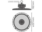LED-Hallenstrahler LEDVANCE HIGH BAY 200W 35000lm 865 IP66 70° DALI Ø321 schwarz
