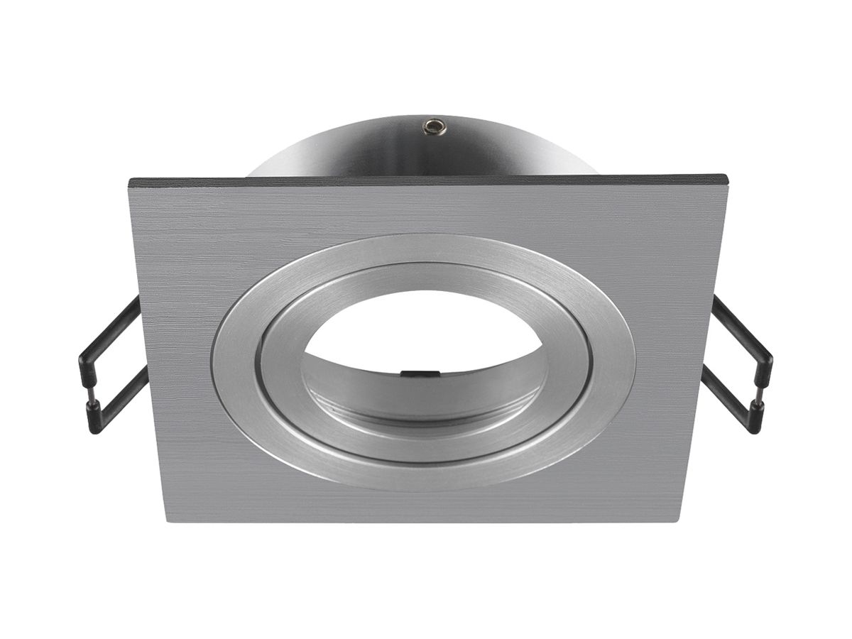 Einbaurahmen SLV NEW TRIA 75 Aluminium 90×90×26mm Silber